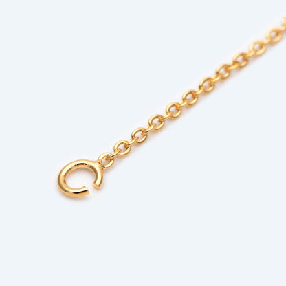 10pcs Gold Threader Earrings, 1.1mm Cable Chain Earwire Thread, Earring Supply Findings Wholesale, Totally 85mm Long (GB-2020)
