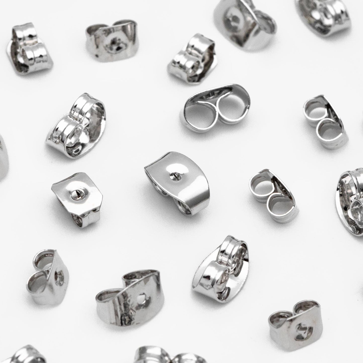 20pcs Gold plated Brass Ear Nuts, Earring Back Stoppers 5mm/ 7mm, Jewelry Findings Wholesale (#GB-142)