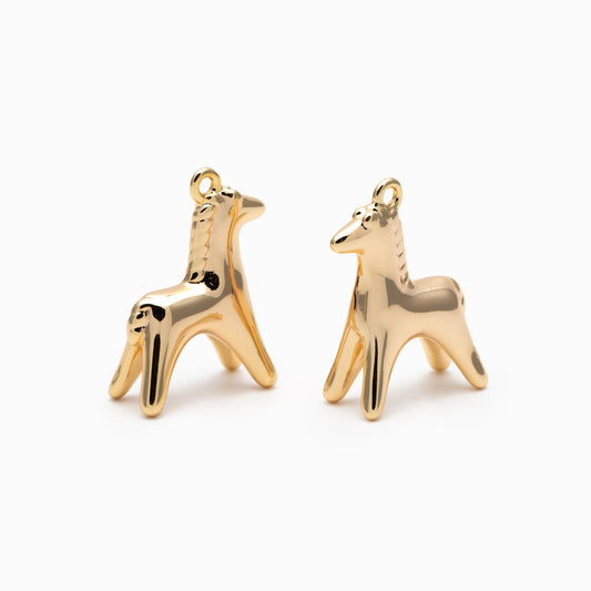 10pcs 2026 Year of the Horse Pendant, Chinese Zodiac Horse (GB-4747)