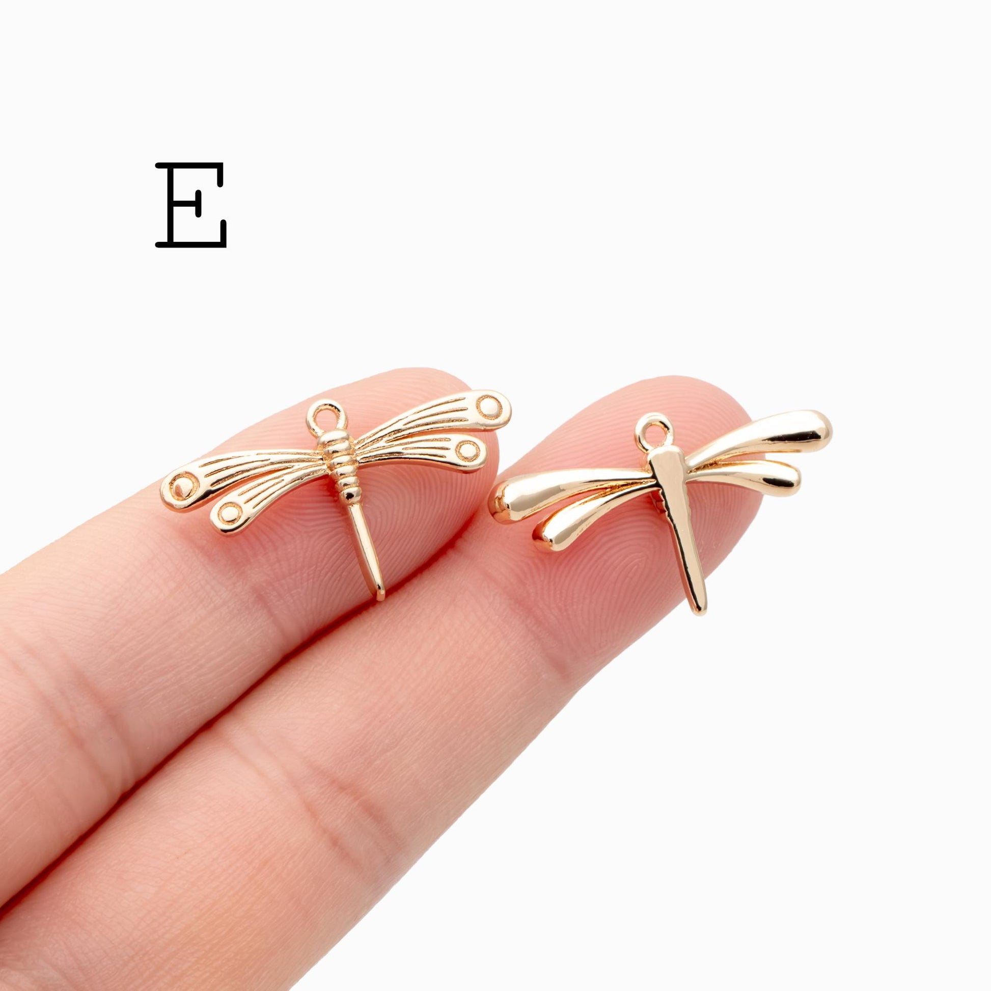 4pcs Dragonfly Charms for Crafting and Jewelry Design (GB-3196)