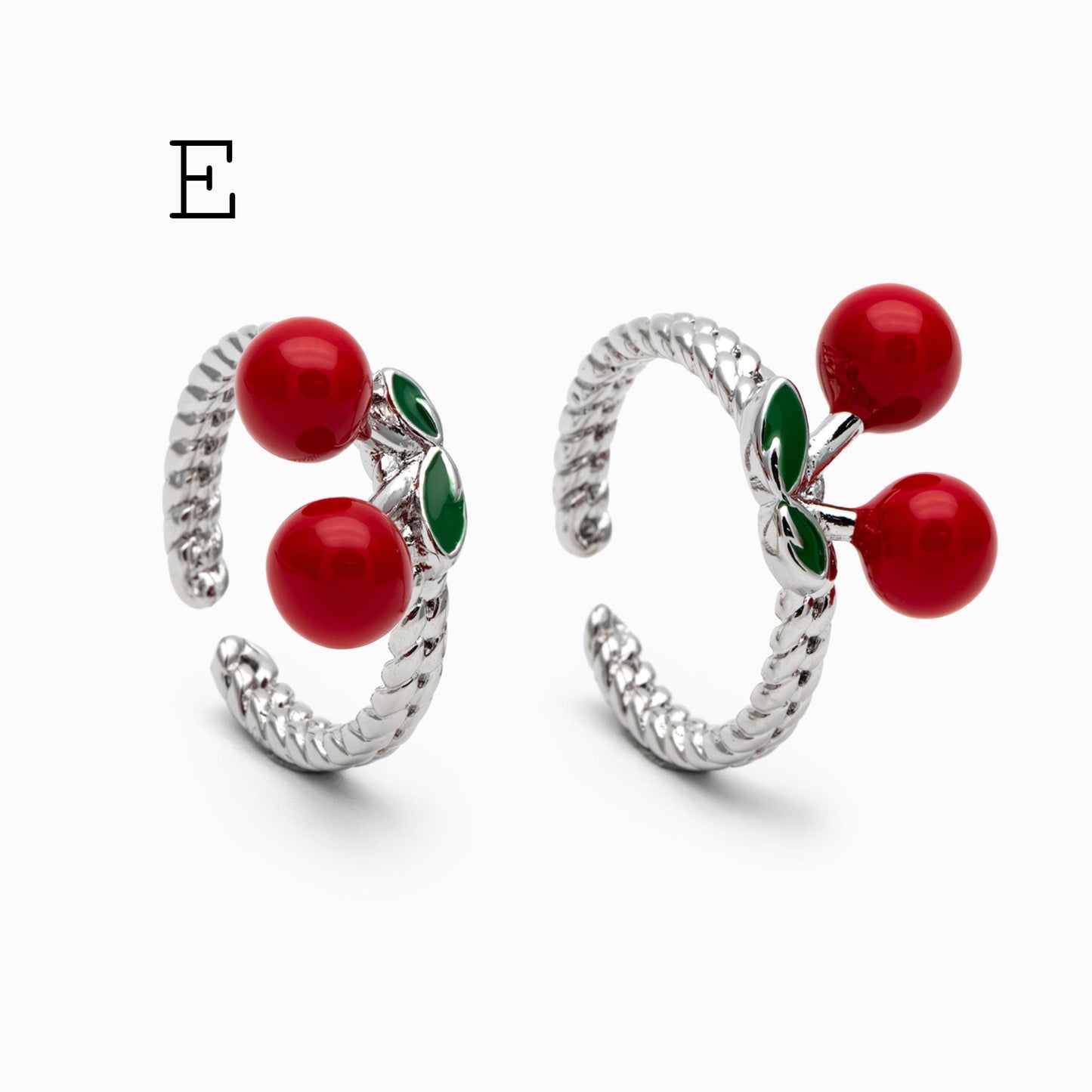 4pcs Gold/ Silver Tone Enamel Ring, Ladybug Ring, Daisy Ring, Everyday Ring, Dainty Rings, Adjustable Ring (#JZ-033)