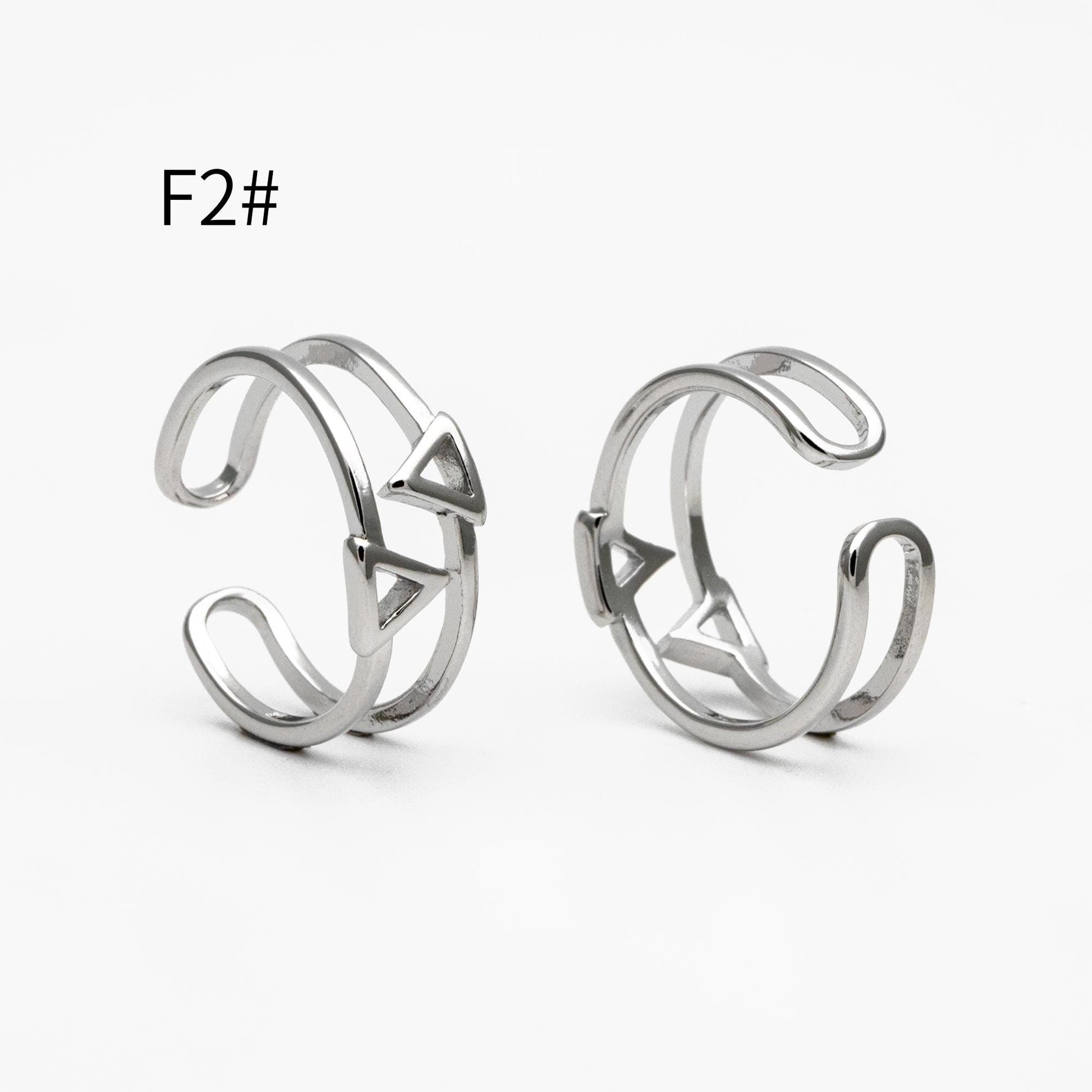 4pcs Gold/ Silver Ring, Everyday Ring, Fashion Rings, Dainty Rings, Adjustable Ring (#JZ-020)