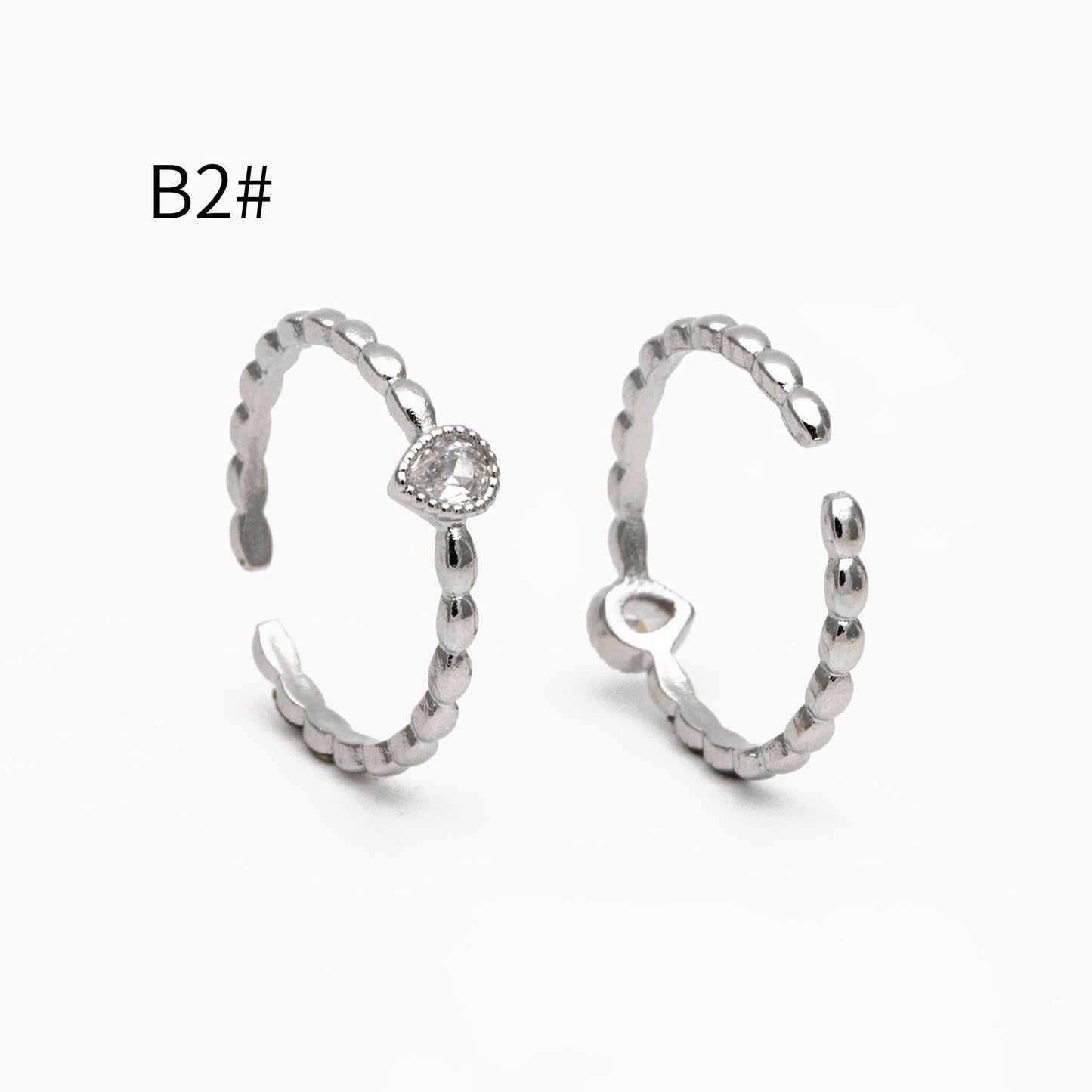 4pcs Gold Bamboo Ring, Finger Ring, Everyday Ring, Modern Style Ring, Fashion Rings, Dainty Rings (#GB-4051)