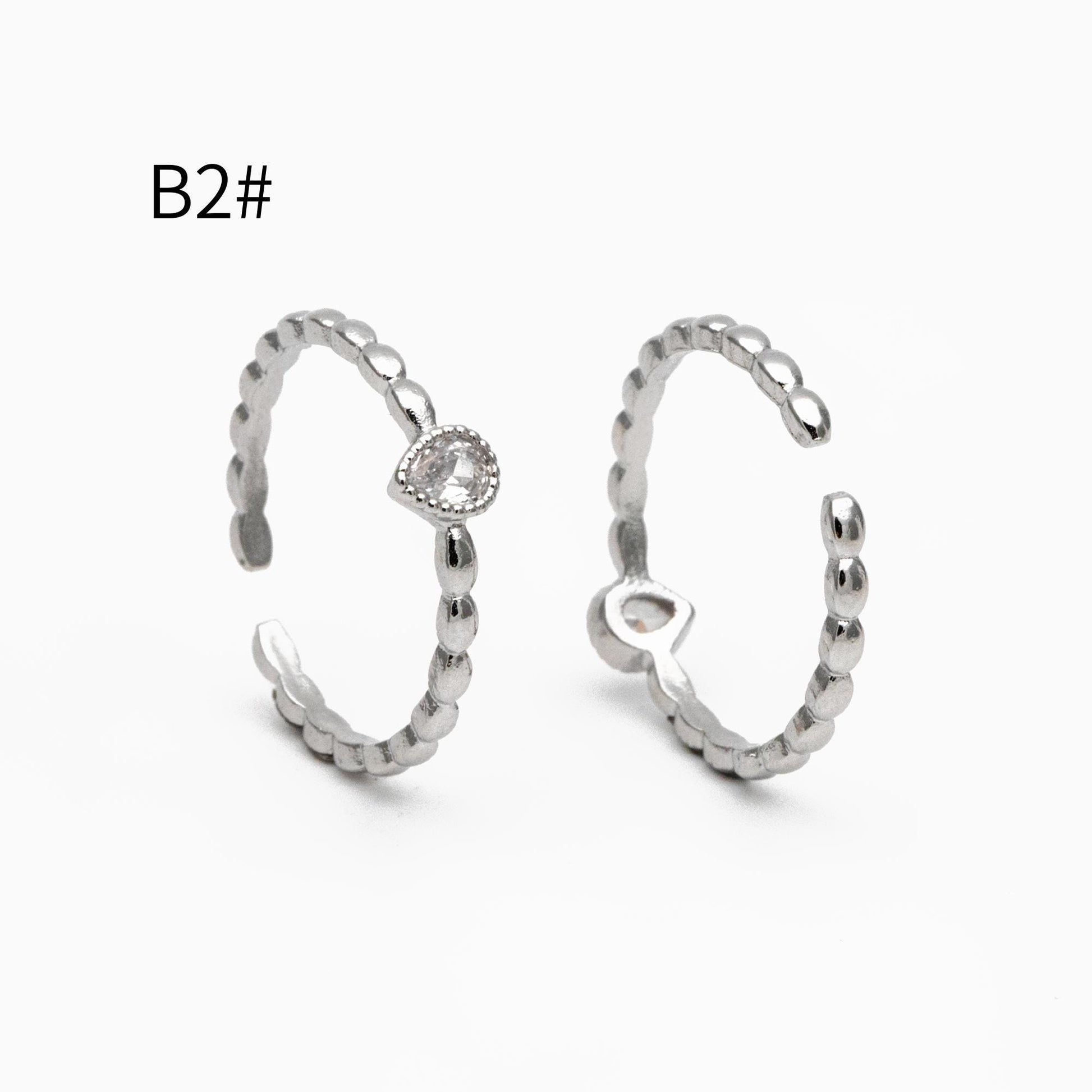 4pcs Gold Bamboo Ring, Finger Ring, Everyday Ring, Modern Style Ring, Fashion Rings, Dainty Rings (#GB-4051)