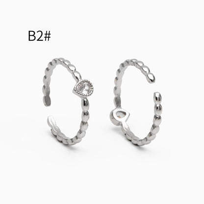 4pcs Gold Bamboo Ring, Finger Ring, Everyday Ring, Modern Style Ring, Fashion Rings, Dainty Rings (#GB-4051)