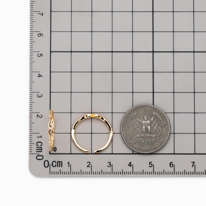 4pcs CZ Pave Wing Ring, Modern Style Ring, Fashion Rings, Dainty Rings, Adjustable Ring (#JZ-002)