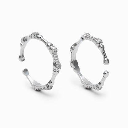 4pcs CZ Pave Gold Finger Ring, Bone Ring, Everyday Ring, Modern Style Ring, Fashion Rings, Dainty Rings (#JZ-009)