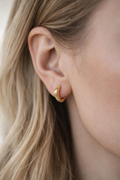 4pcs Gold/ Silver Tone Rhombus Earrings, 18K Gold/ Rhodium plated Brass, Huggie Earrings, Minimalist Earrings (GB-4735)