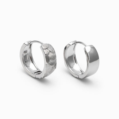 4pcs Gold/ Silver Hoop Earrings, 16mm, 18K Real Gold/ Rhodium plated Brass, Dainty Huggie Earrings, Minimalist Earrings (GB-4756)