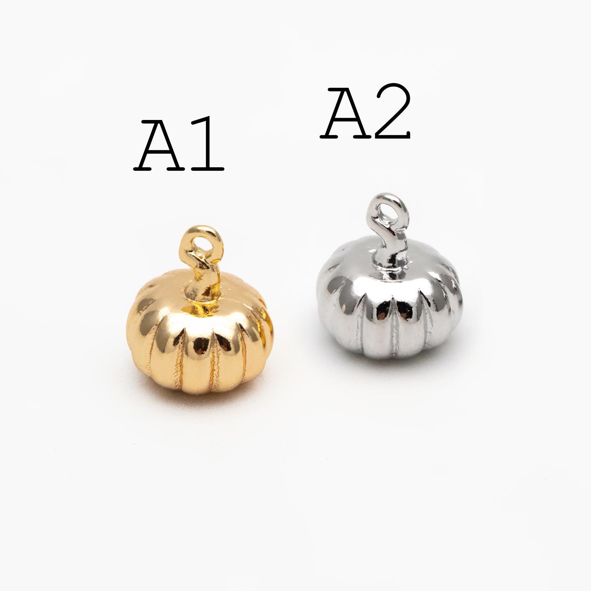 10pcs Gold/ Silver Nut Charms , 18K Gold/ Rhodium plated Brass, Jewelry Making, Diy Material, Jewelry Supplies (GB-4589)