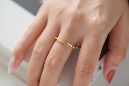 4pcs CZ Pave Finger Ring, Gold/ Rhodium plated Brass, Gift for Her, Stackable Ring, Minimalist Ring(#JZ-006)