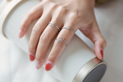 4pcs Gold/ Silver Minimalist Ring, Finger Ring, Everyday Ring, Modern Style Ring, Fashion Rings, Dainty Rings (#JZ-022)