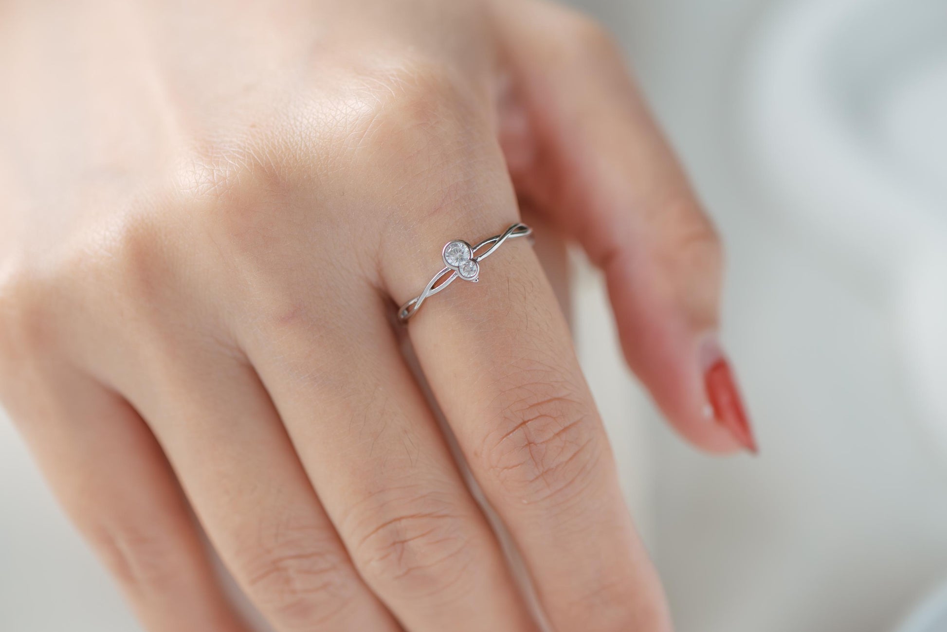4pcs CZ Pave Gold/ Silver Gourd Ring, Modern Style Ring, Fashion Rings, Dainty Rings, Adjustable Ring (#JZ-008)