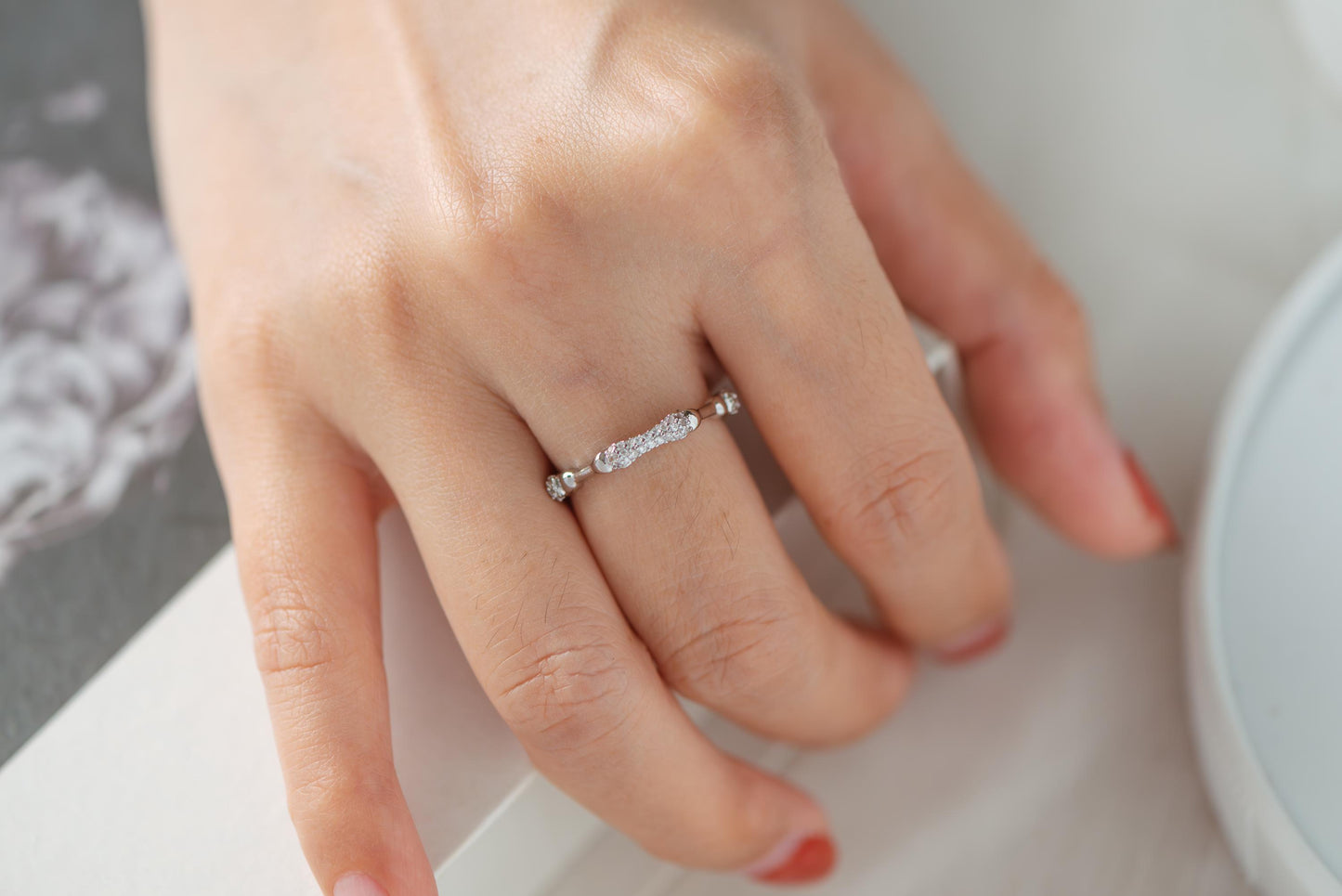 4pcs CZ Pave Gold Finger Ring, Bone Ring, Everyday Ring, Modern Style Ring, Fashion Rings, Dainty Rings (#JZ-009)