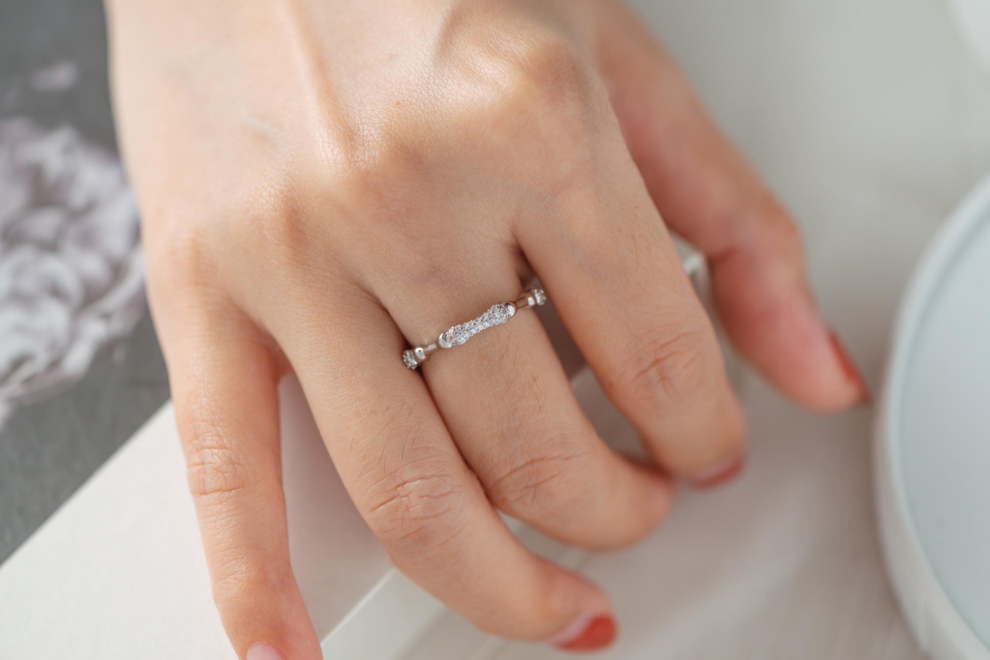 4pcs CZ Pave Gold Finger Ring, Bone Ring, Everyday Ring, Modern Style Ring, Fashion Rings, Dainty Rings (#JZ-009)