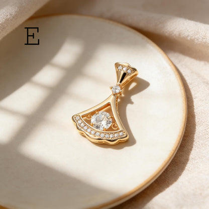 4pcs Gold/ Silver Tone Flower Leaf Charms , 18K Gold/ Rhodium plated Brass, Dainty Earring Pendants (GB-3118)