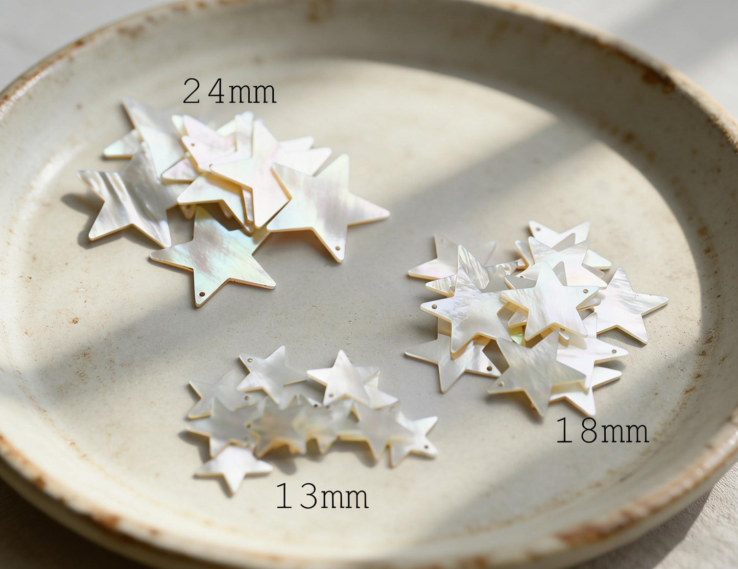 10pcs White Mother of Pearl Pendants, Geometric Shell Charms for DIY Earrings, Necklaces, Handmade Jewelry (BK-003)