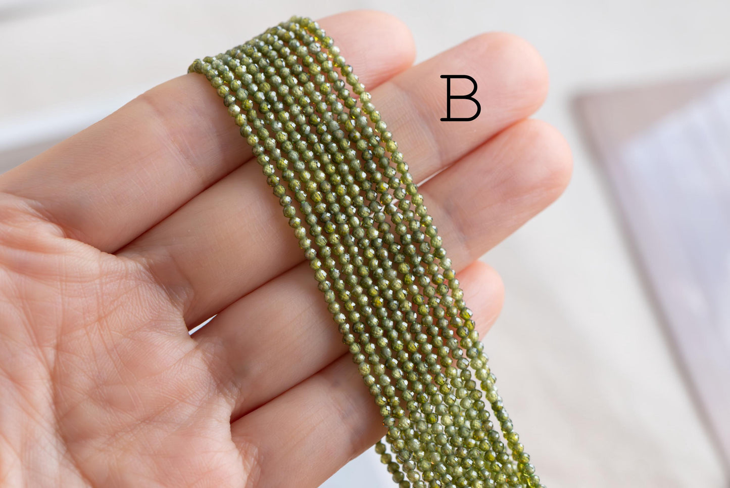 2mm Colorful Zircon Faceted Beads, Tiny Gemstone Beads, Natural Stone Beads for Jewelry Bracelet Making DIY, Full 14.5 Inch Strands (TR-008)