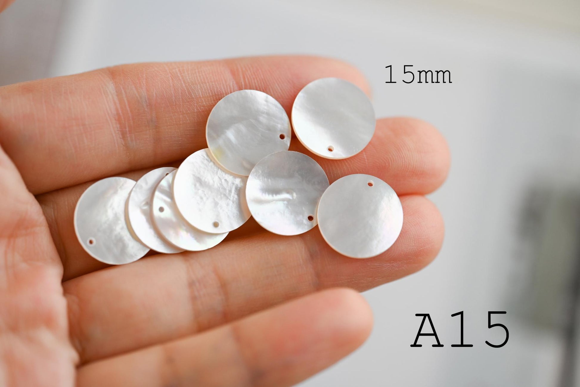 10pcs White Mother of Pearl Pendants, Geometric Shell Charms for DIY Earrings, Necklaces, Handmade Jewelry (BK-003)
