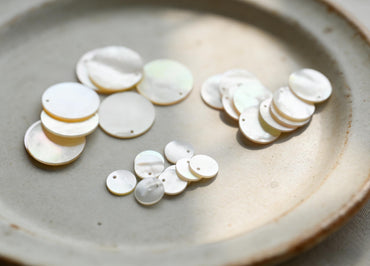 10pcs White Mother of Pearl Pendants, Geometric Shell Charms for DIY Earrings, Necklaces, Handmade Jewelry (BK-003)