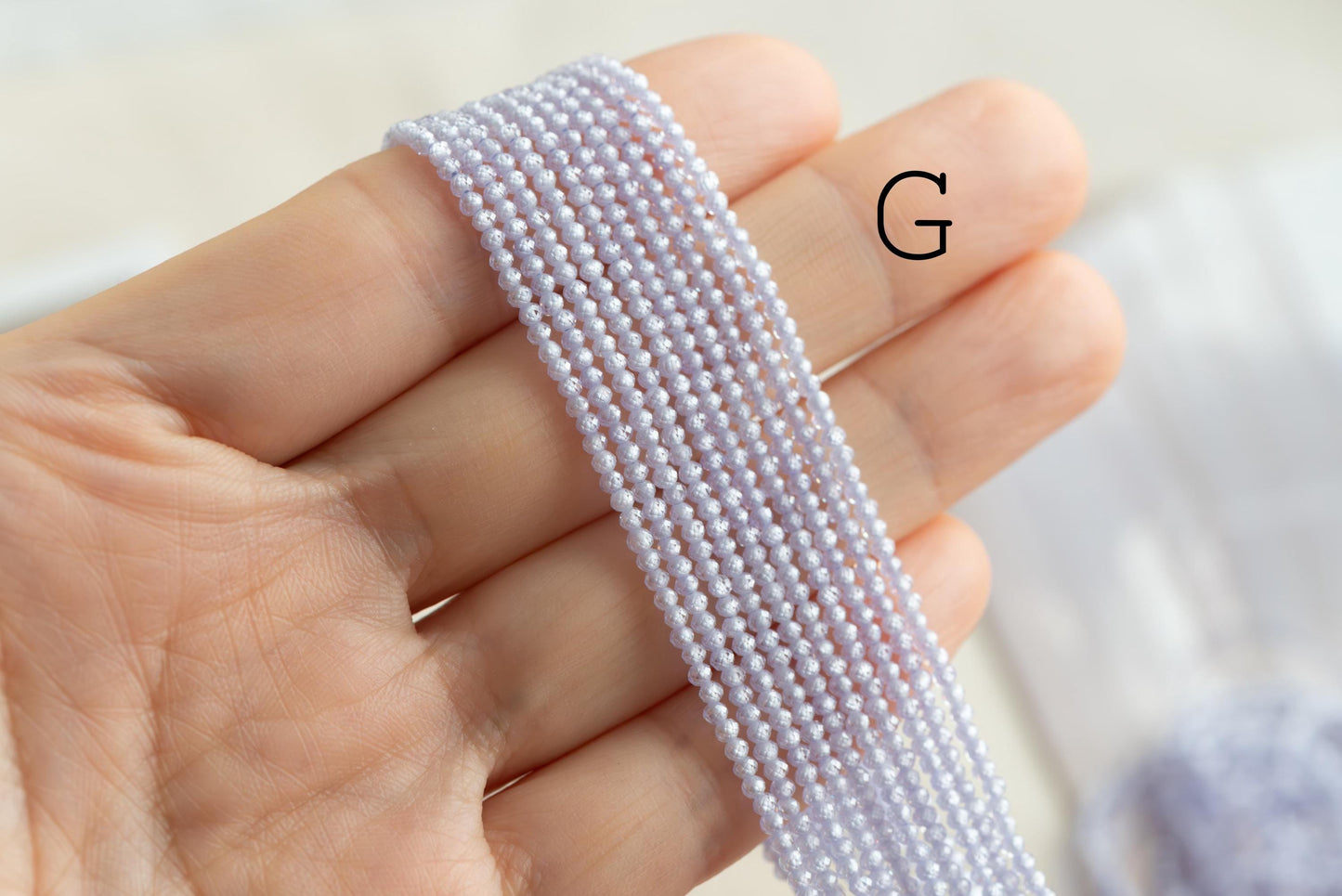 2mm Colorful Zircon Faceted Beads, Tiny Gemstone Beads, Natural Stone Beads for Jewelry Bracelet Making DIY, Full 14.5 Inch Strands (TR-008)