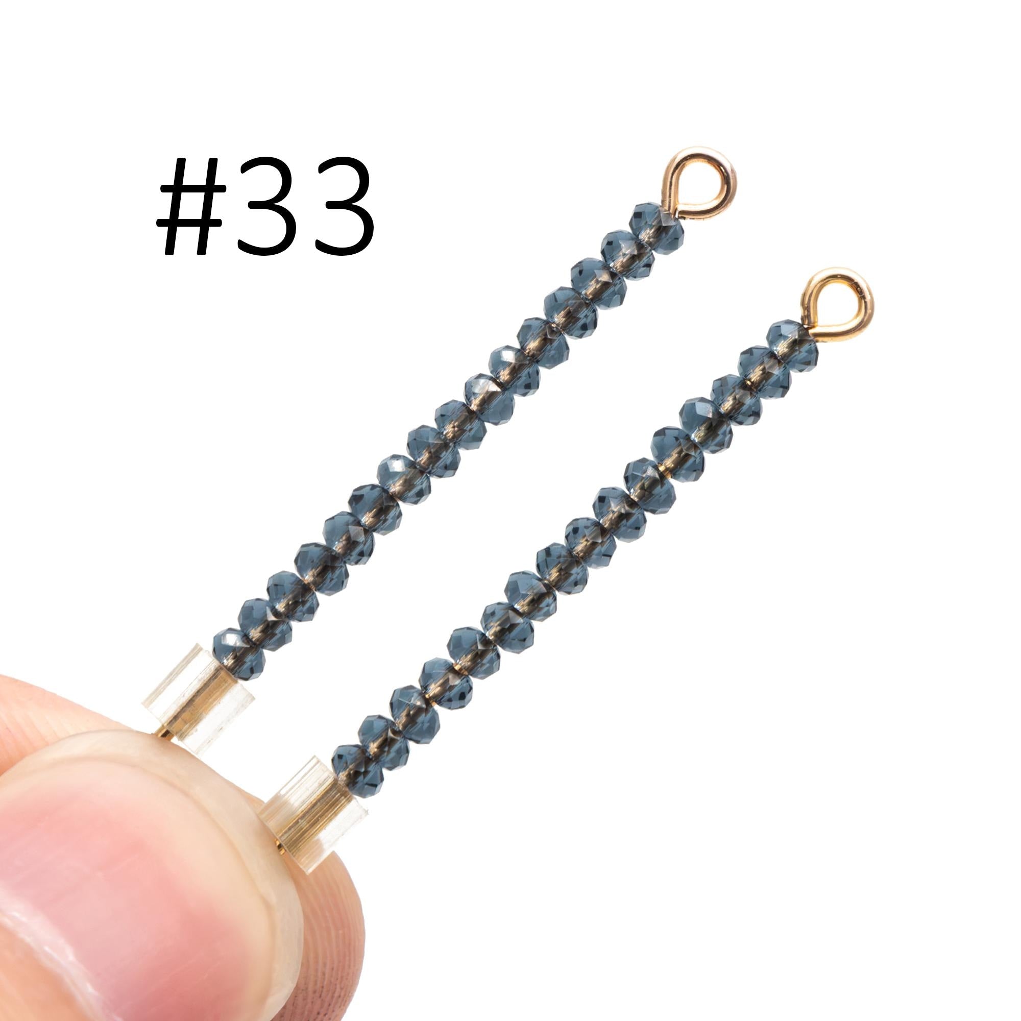 150 beads Crystal Faceted Rondelle Beads 2mm, Tiny Size Glass Spacer Beads-(BZ02)