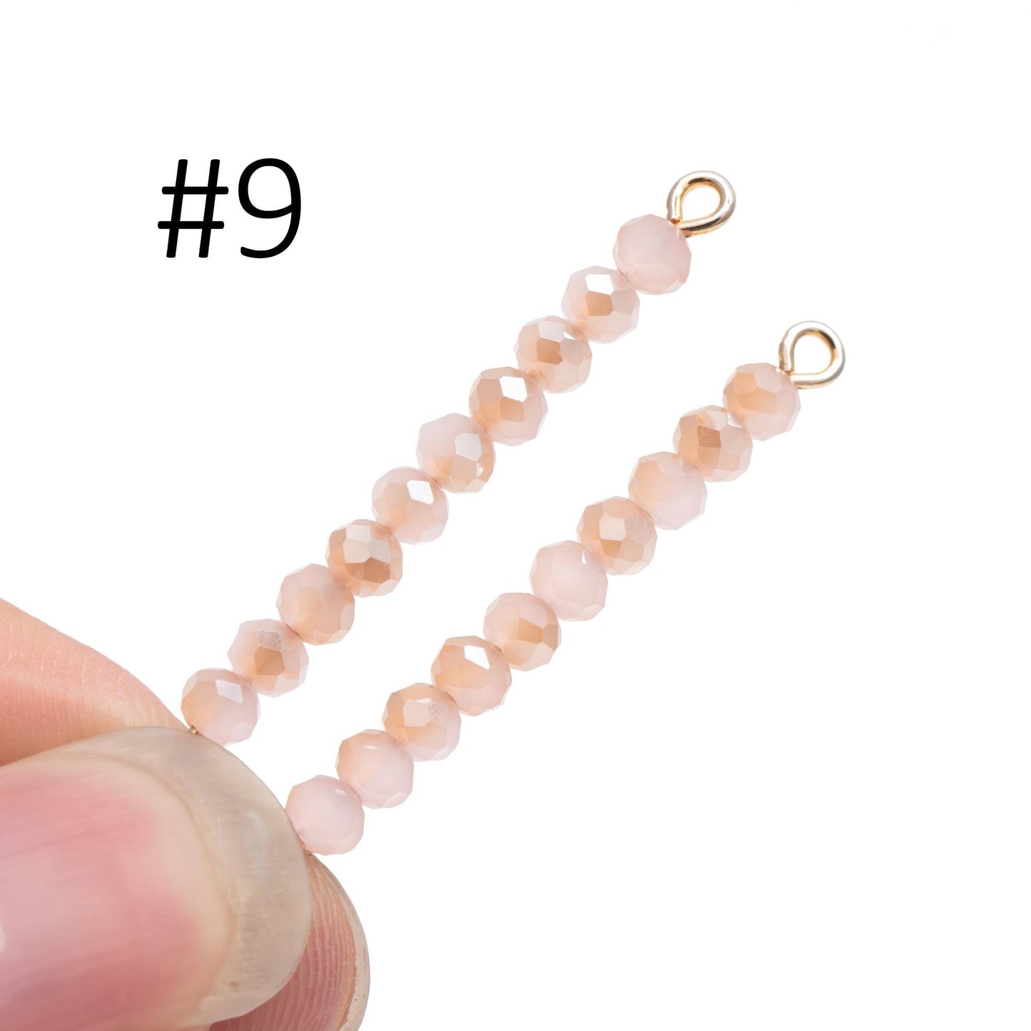 Crystal Glass Rondelle Faceted Tiny beads 2x3mm (#BZ03) (strand of 120 beads)