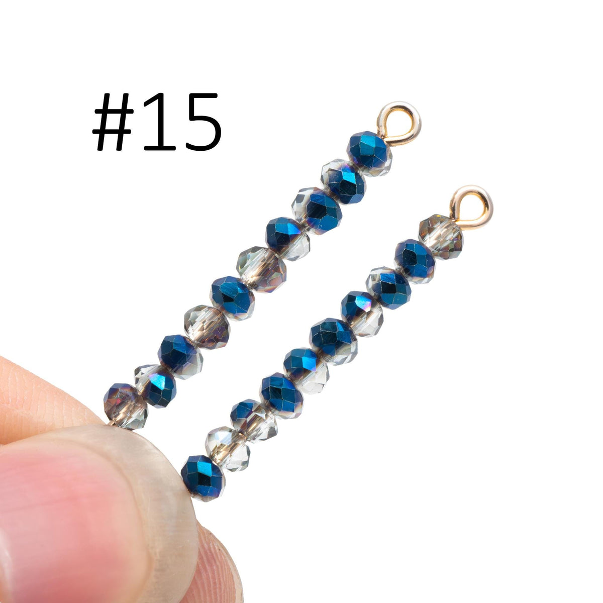 Crystal Glass Rondelle Faceted Tiny beads 2x3mm (#BZ03) (strand of 120 beads)