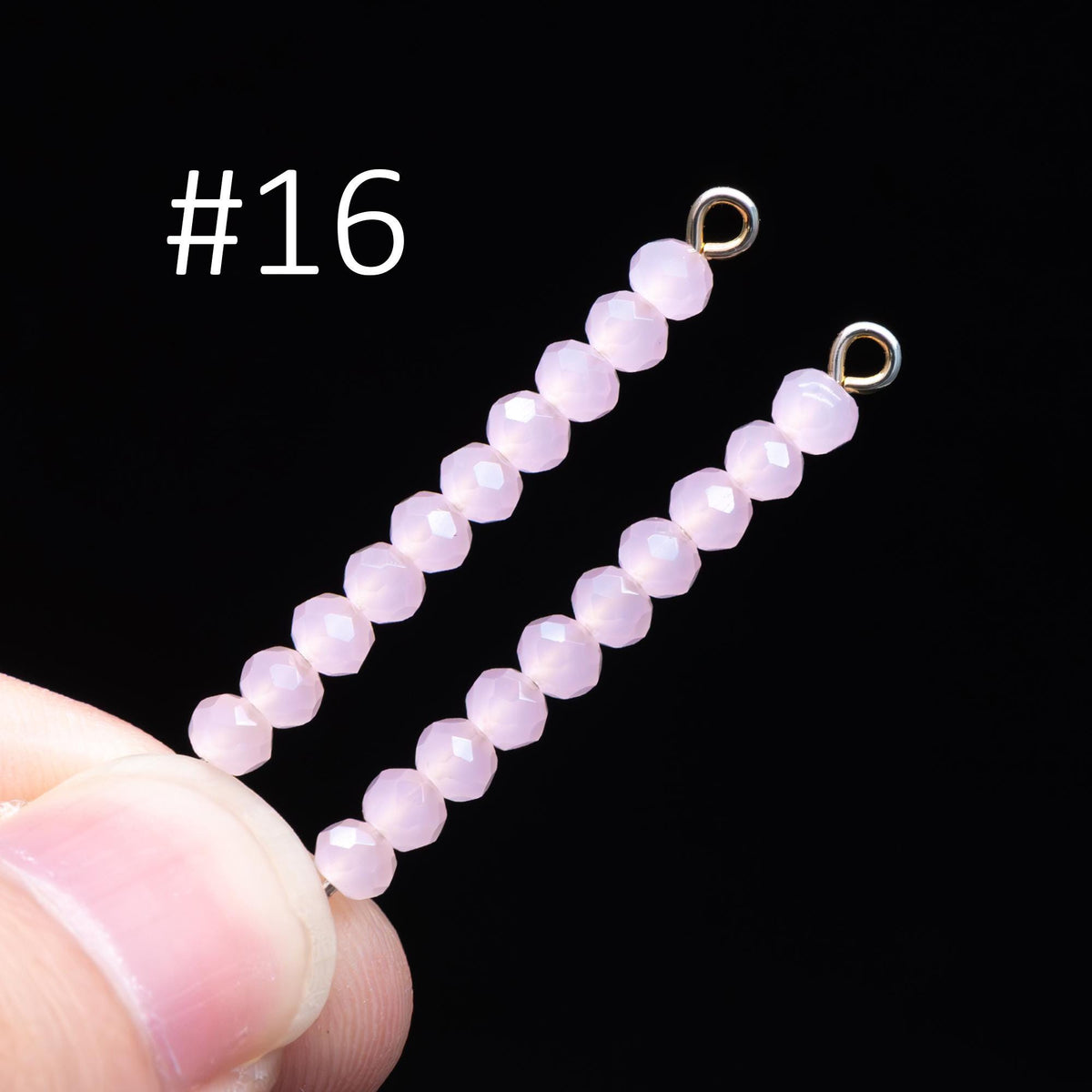 Crystal Glass Rondelle Faceted Tiny beads 2x3mm (#BZ03) (strand of 120 beads)