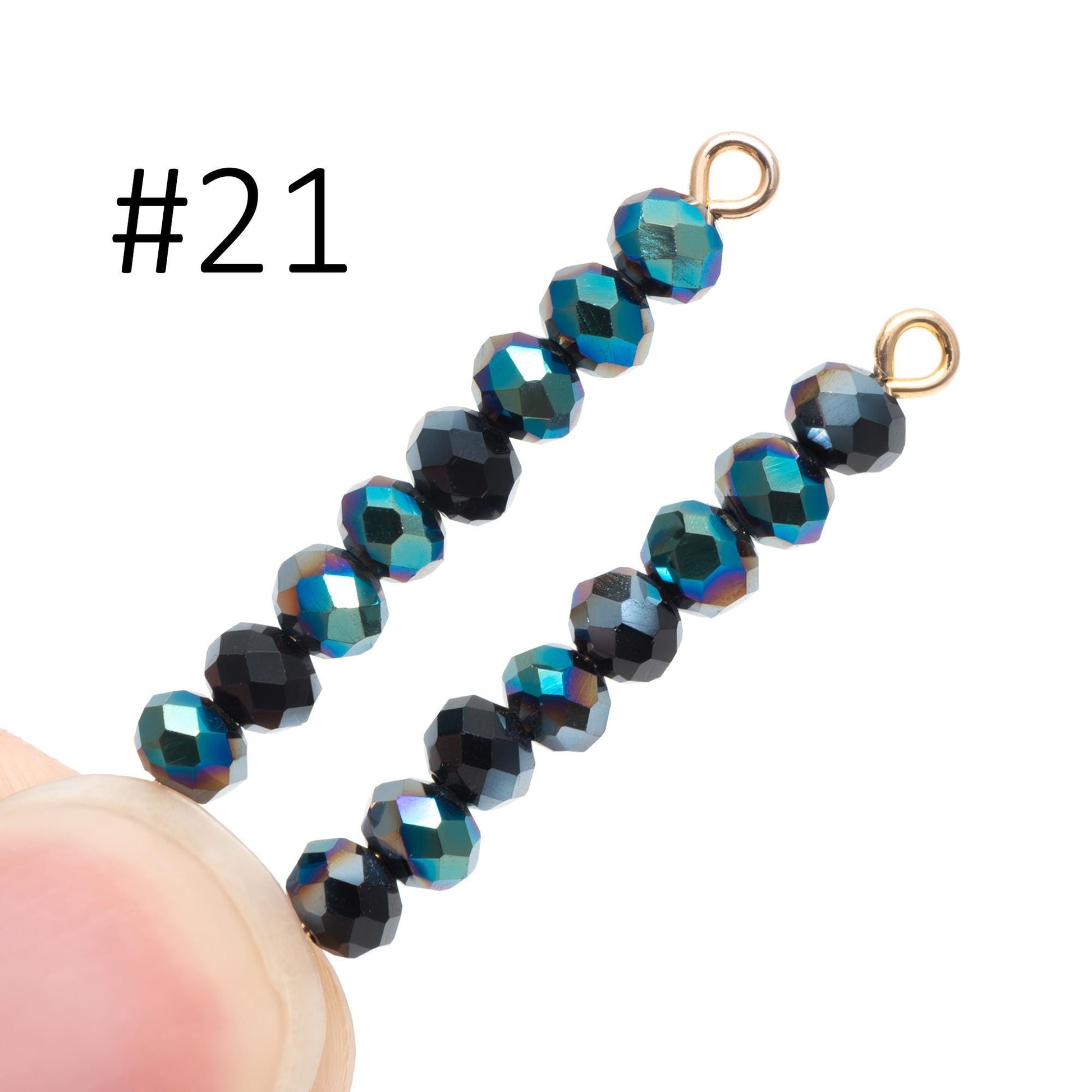 Crystal Rondelle 3x4mm, Glass Faceted Beads, 120 beads (BZ04)