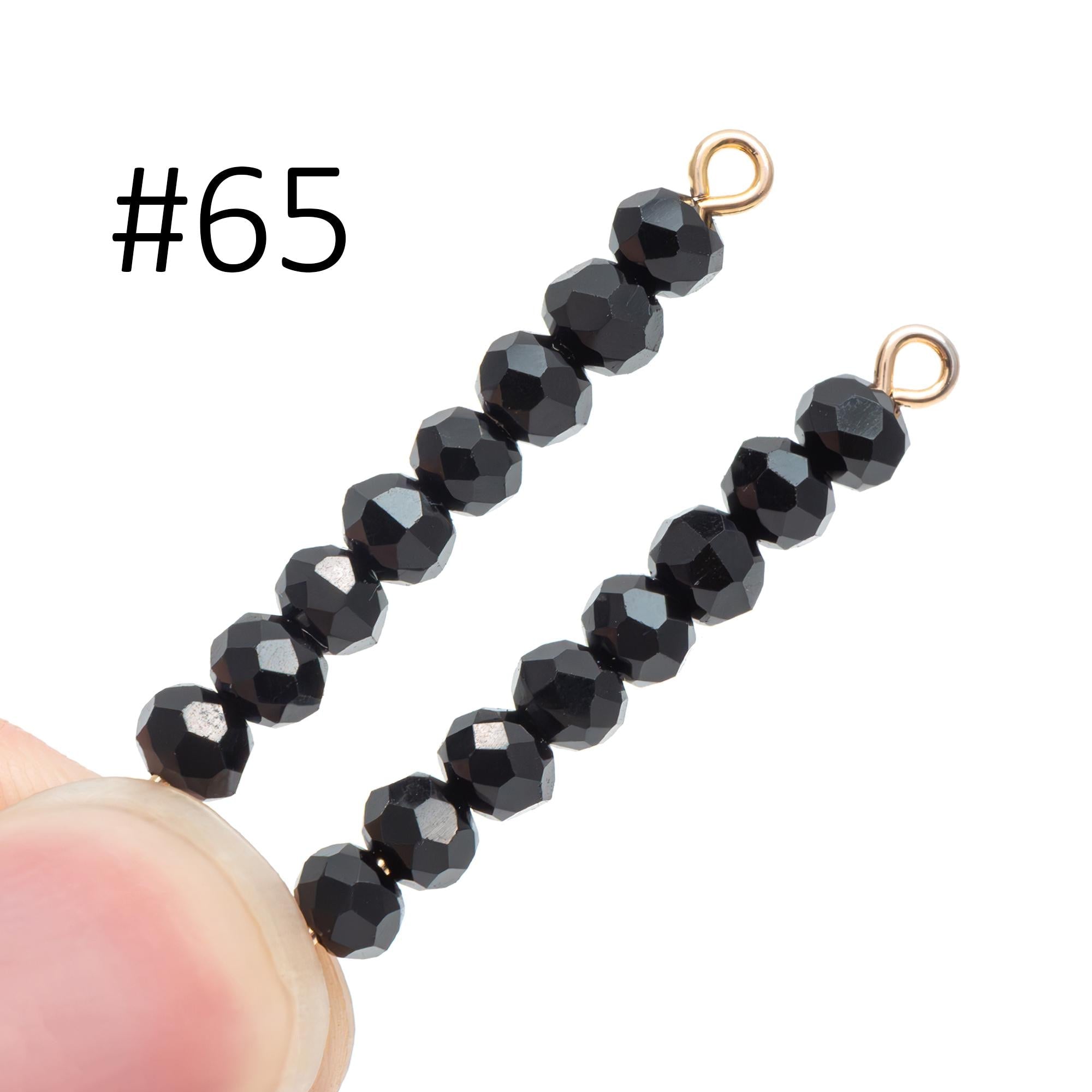 Crystal Rondelle 3x4mm, Glass Faceted Beads, 120 beads (BZ04)