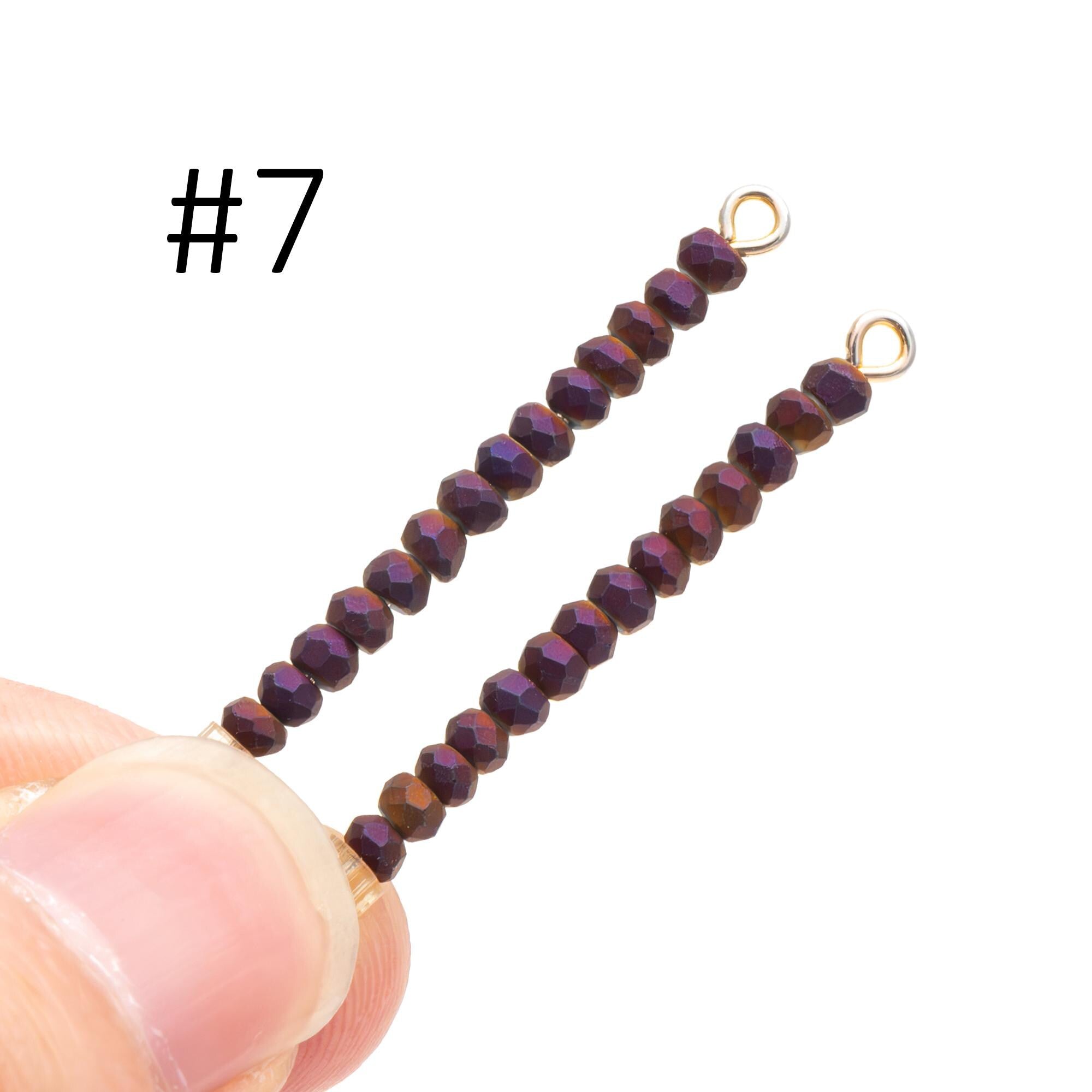Crystal Glass Rondelle Faceted beads 3mm, You Choose Colors (#BZ99) (A set of 140 beads)