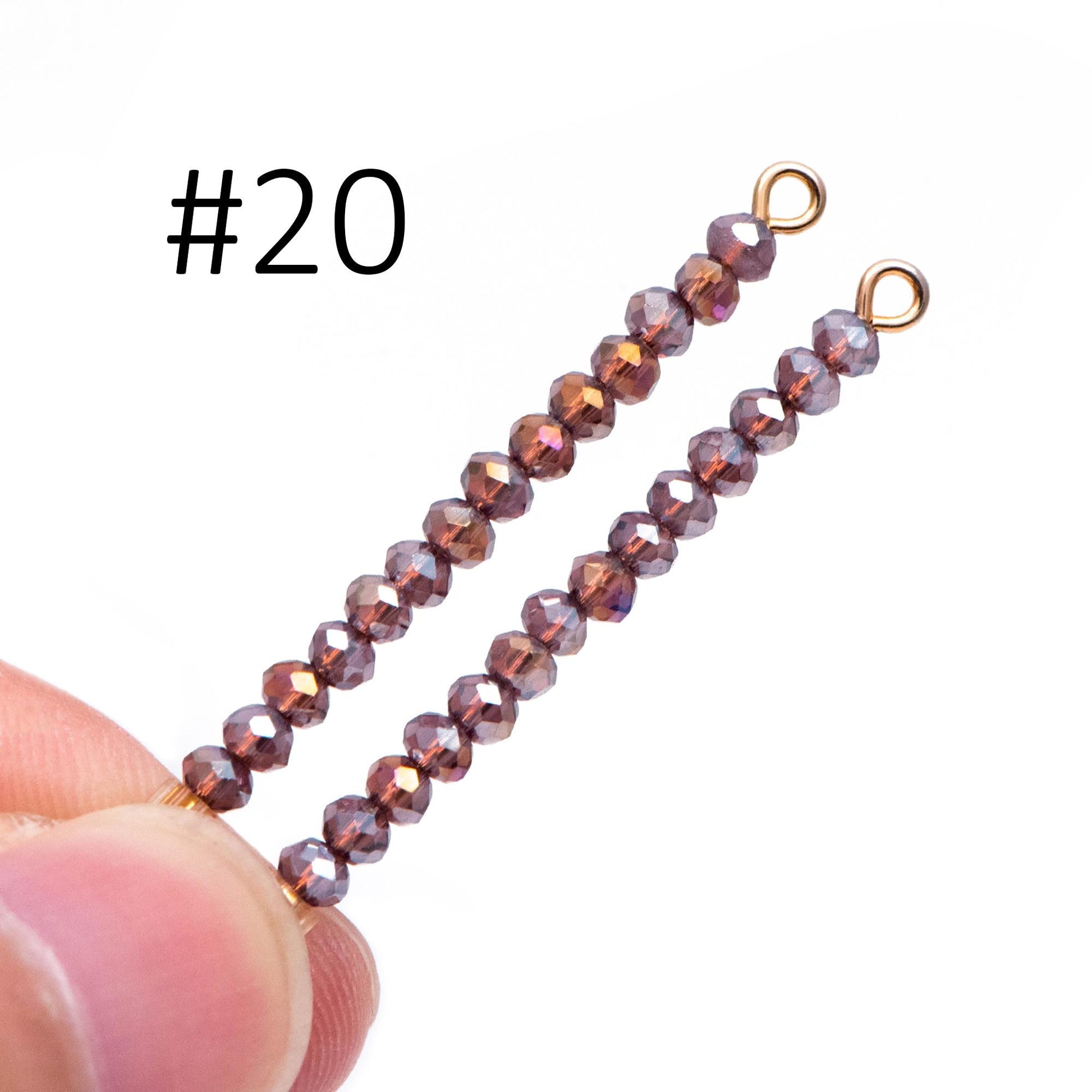 Crystal Glass Rondelle Faceted beads 3mm, You Choose Colors (#BZ99) (A set of 140 beads)