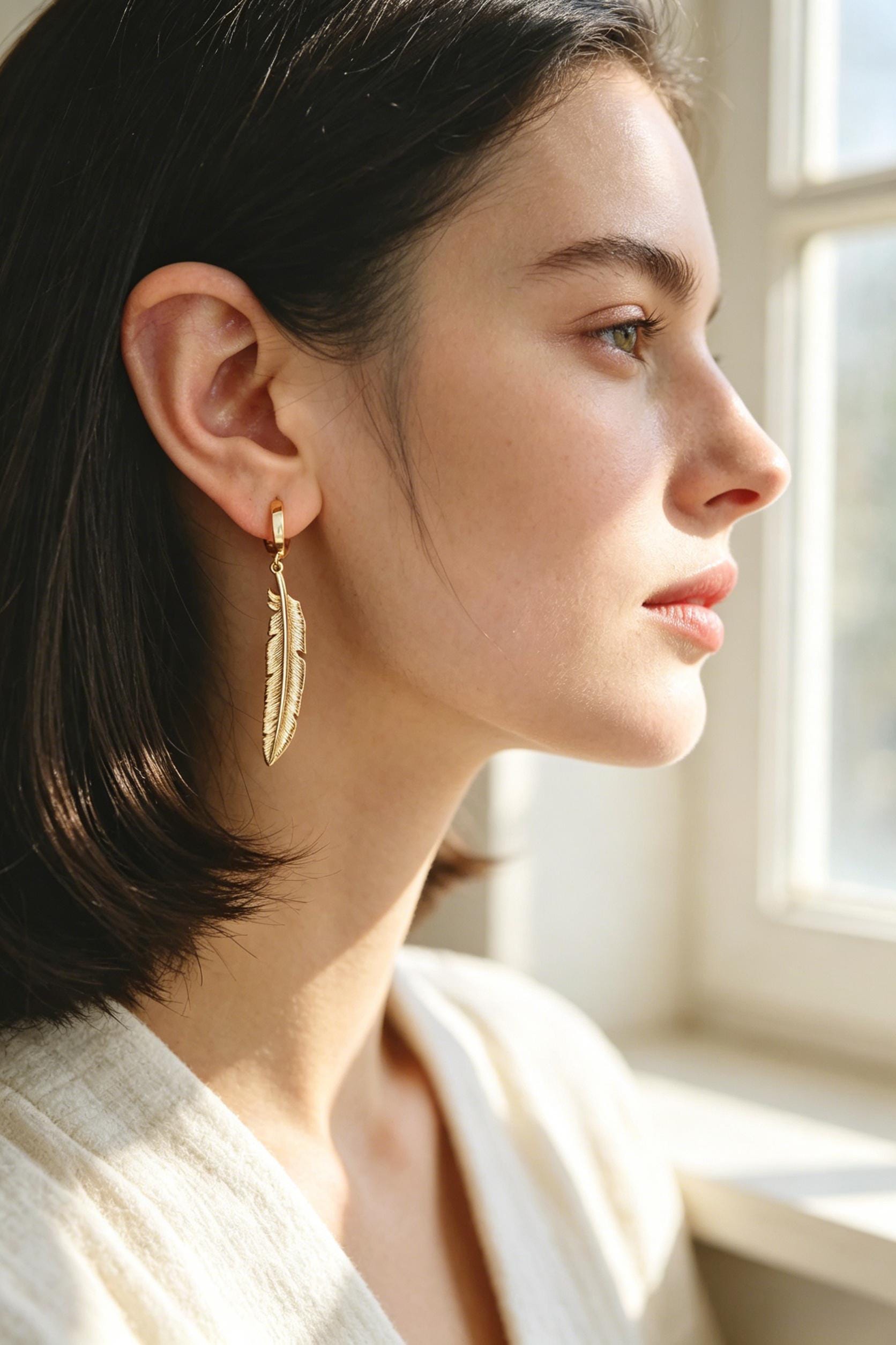 4pcs Gold/ Silver Tone Wing Charms , Real 18K Gold/ Rhodium plated Brass Wing Pendants , Color Not Easily Tarnish (GB-383)