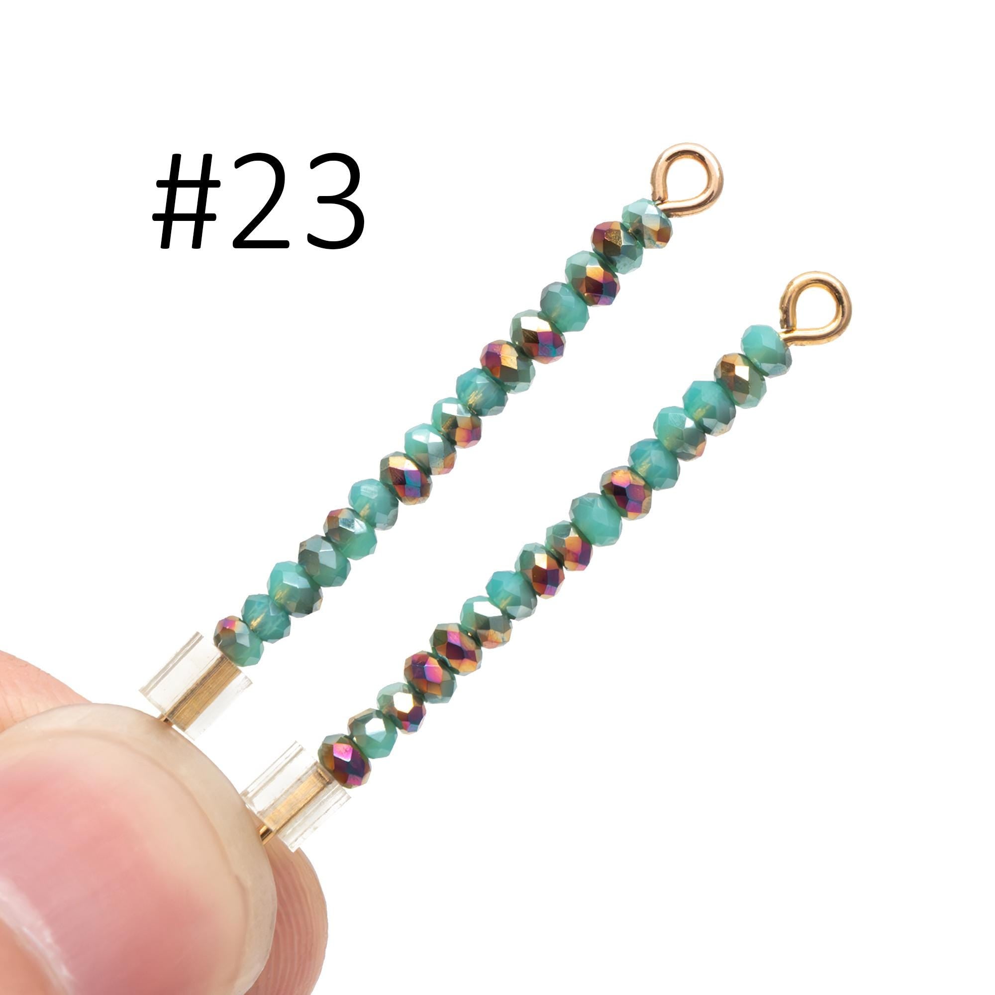 150 beads Crystal Faceted Rondelle Beads 2mm, Tiny Size Glass Spacer Beads-(BZ02)
