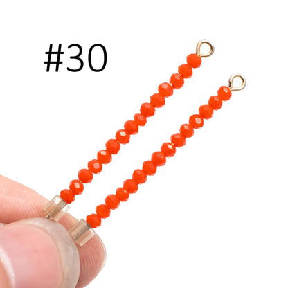 150 beads Crystal Faceted Rondelle Beads 2mm, Tiny Size Glass Spacer Beads-(BZ02)