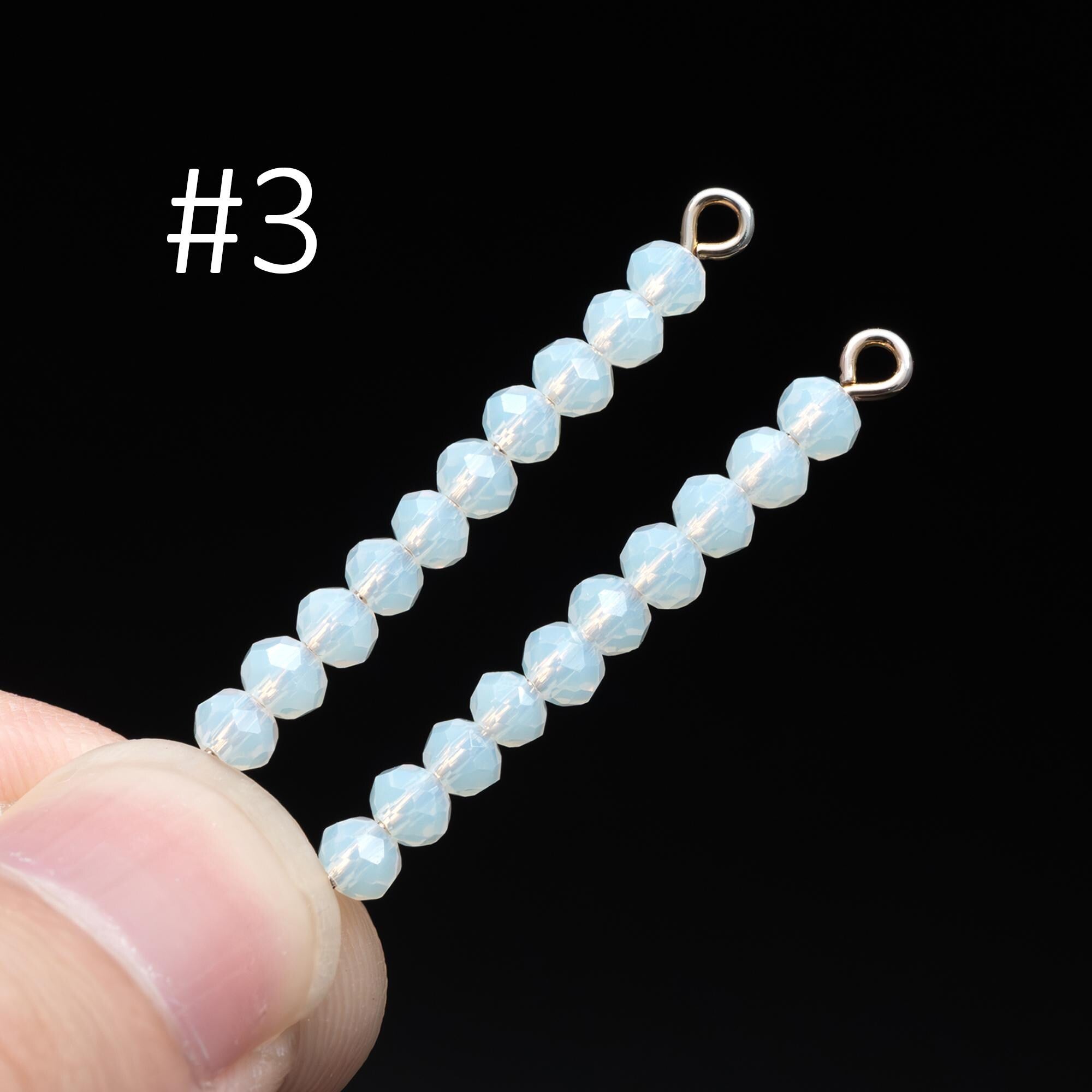 Crystal Glass Rondelle Faceted Tiny beads 2x3mm (#BZ03) (strand of 120 beads)