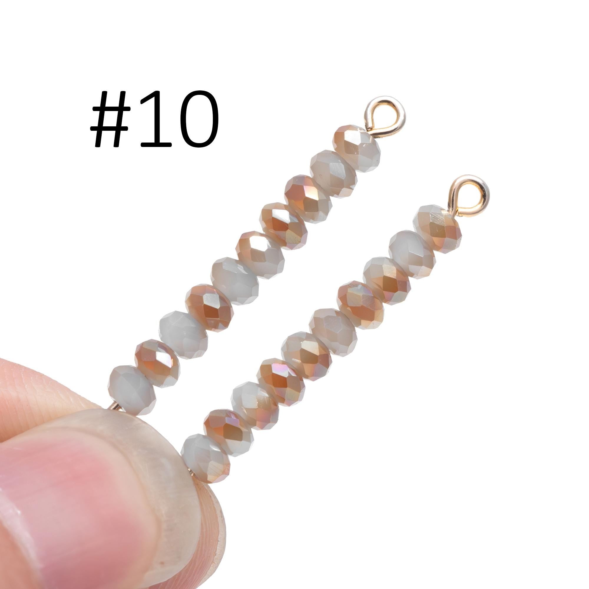 Crystal Glass Rondelle Faceted Tiny beads 2x3mm (#BZ03) (strand of 120 beads)
