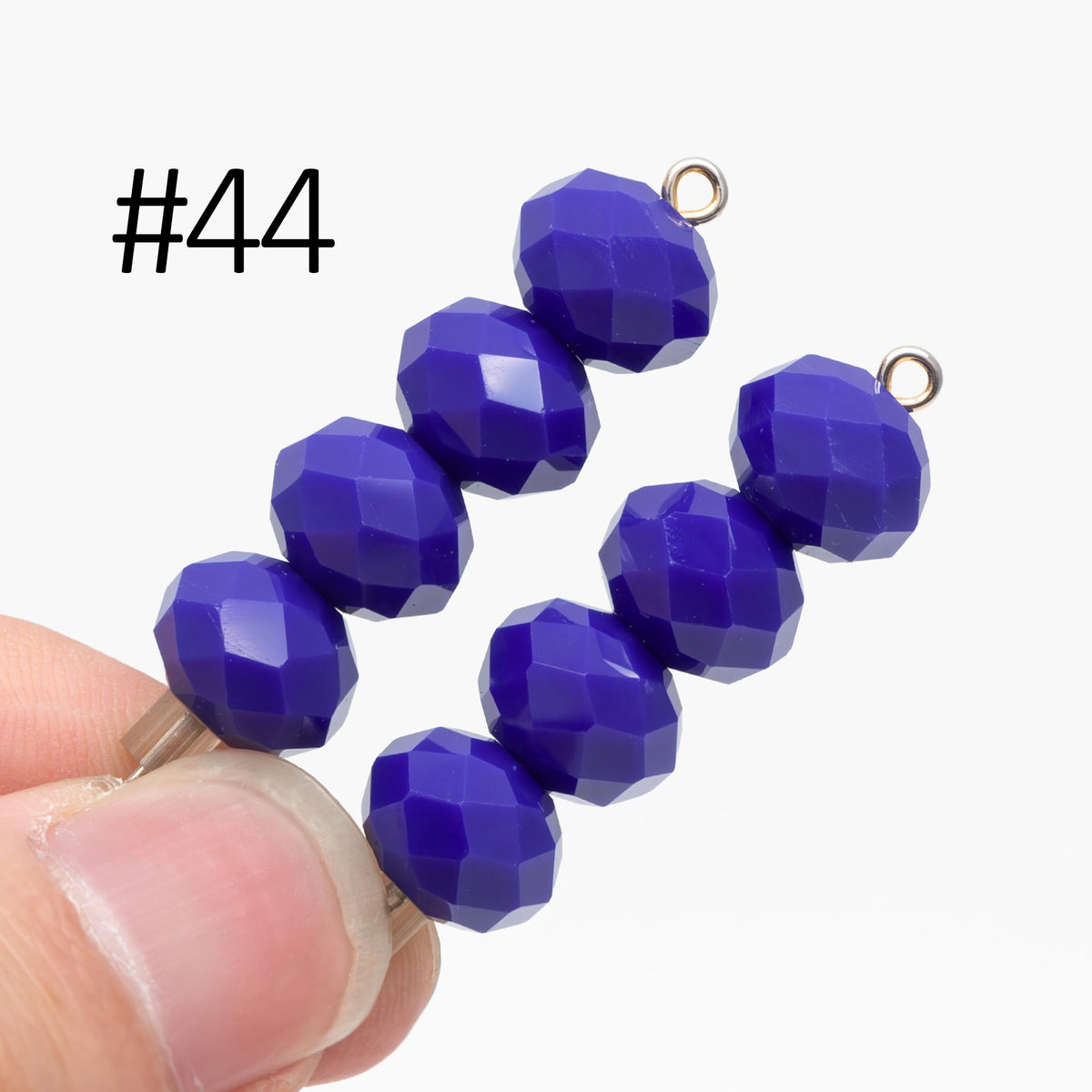 65 beads Rondelle Crystal Glass Faceted beads 8x10mm (BZ10)