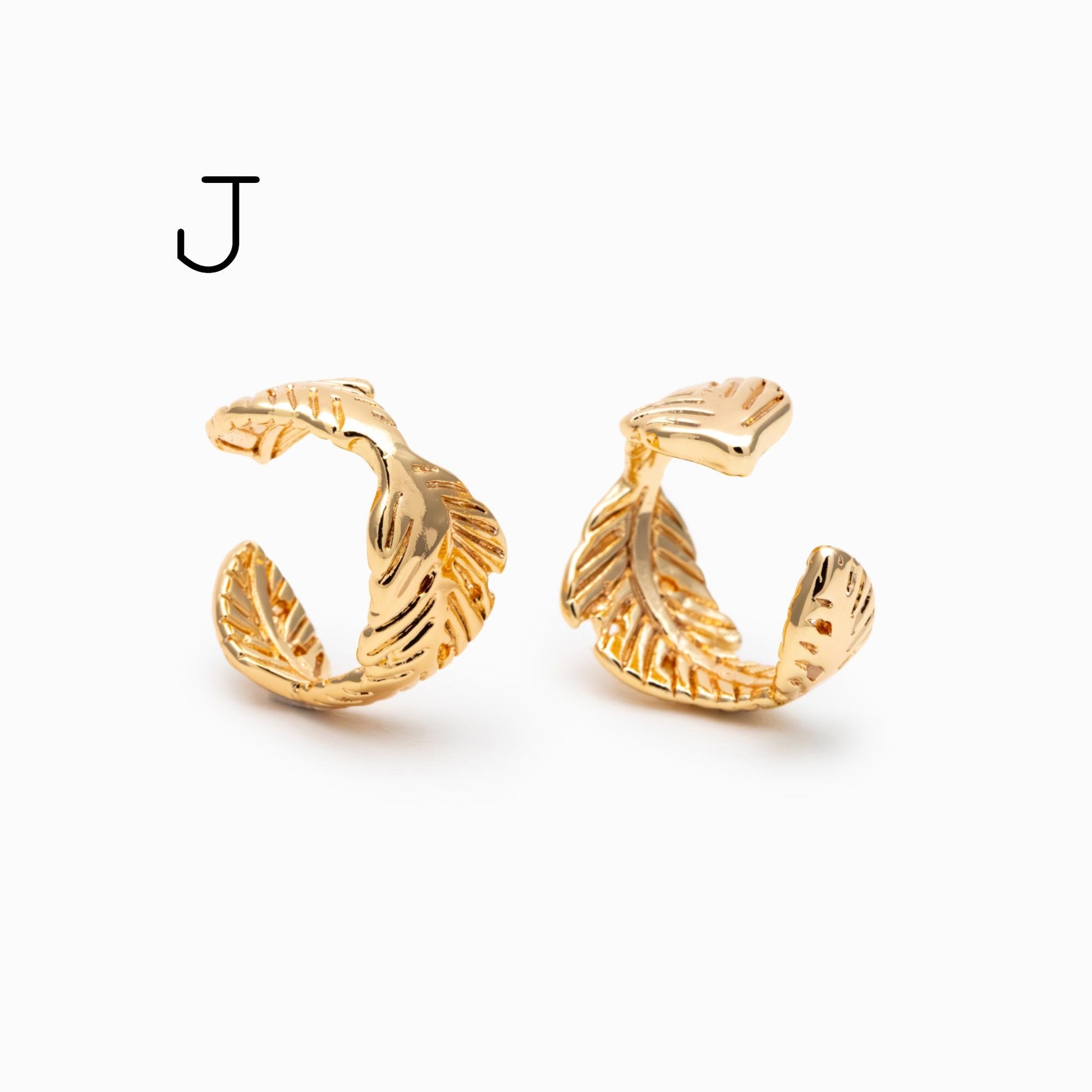 10pcs Gold Ear Cuff, Cartilage, Fake Piercing, Cartilage Ear Cuff, Ear Wrap, Earcuff (GB-2826)