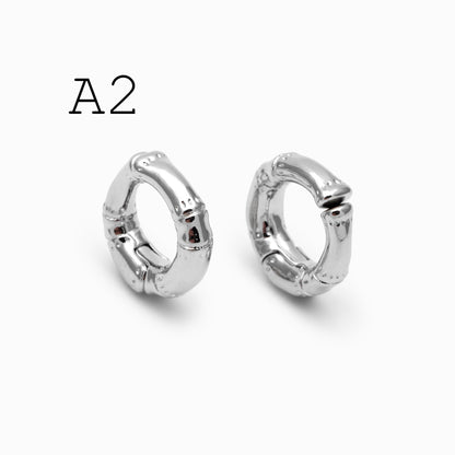 4pcs Gold/ Silver Tone Ear Cuff, Minimalist Cartilage Earrings, Dainty Clip On Earrings (GB-4579)