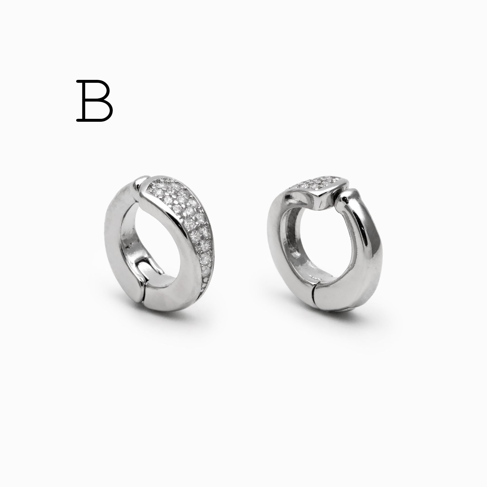 4pcs Gold/ Silver Tone Ear Cuff, Minimalist Cartilage Earrings, Dainty Clip On Earrings (GB-4579)