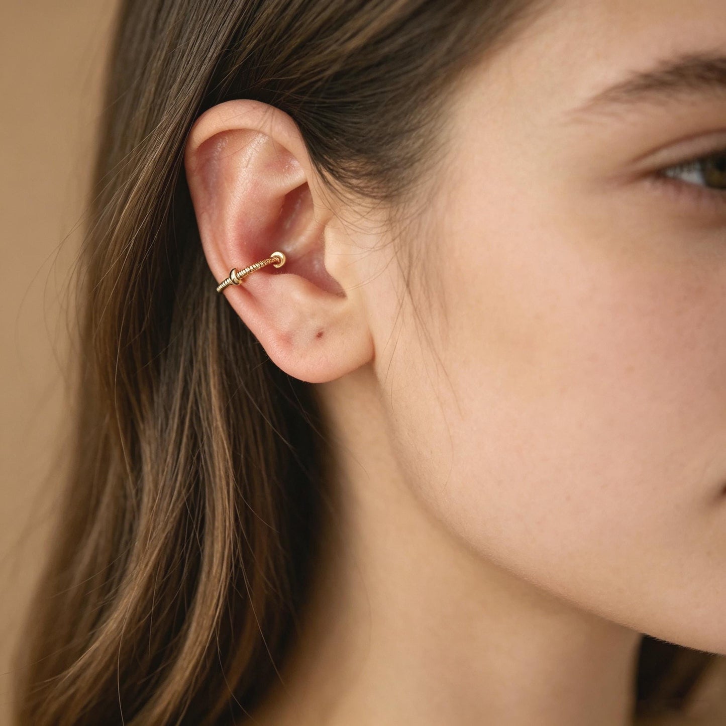 10pcs Gold Ear Cuff, Cartilage, Fake Piercing, Cartilage Ear Cuff, Ear Wrap, Earcuff (GB-2826)