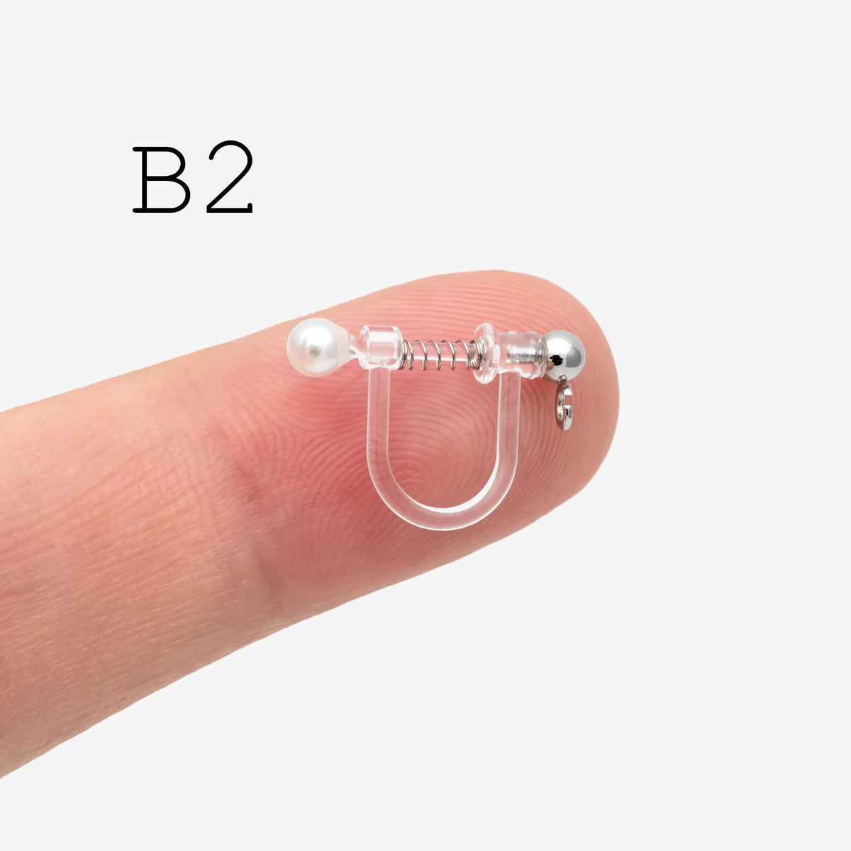 10pcs Clip On Earring Findings, Gold/ Silver tone Non Pierced Earrings (GB-251)