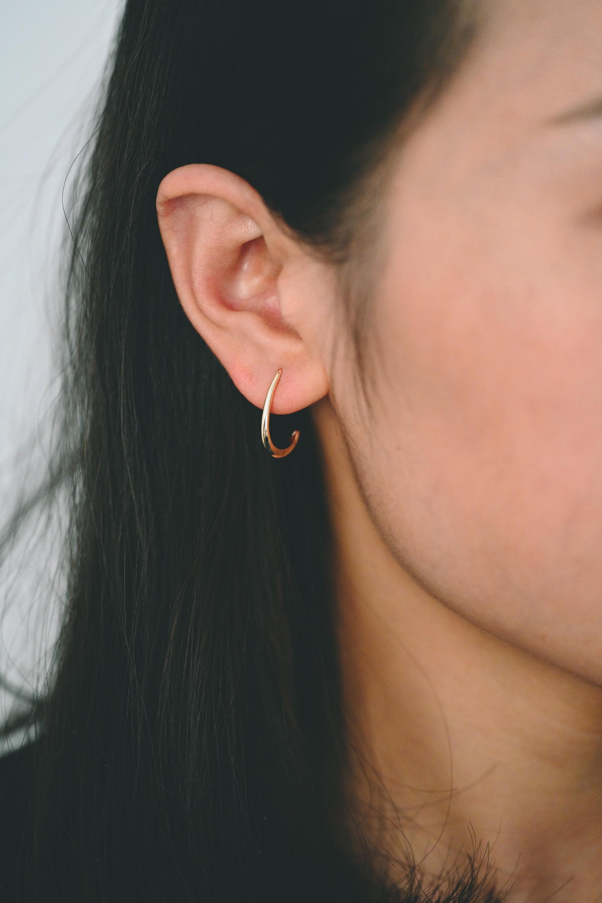 10pcs Gold/ Rhodium plated Brass Ear Hooks 38X13mm, Simple Earwires Earring Components (GB-3844)