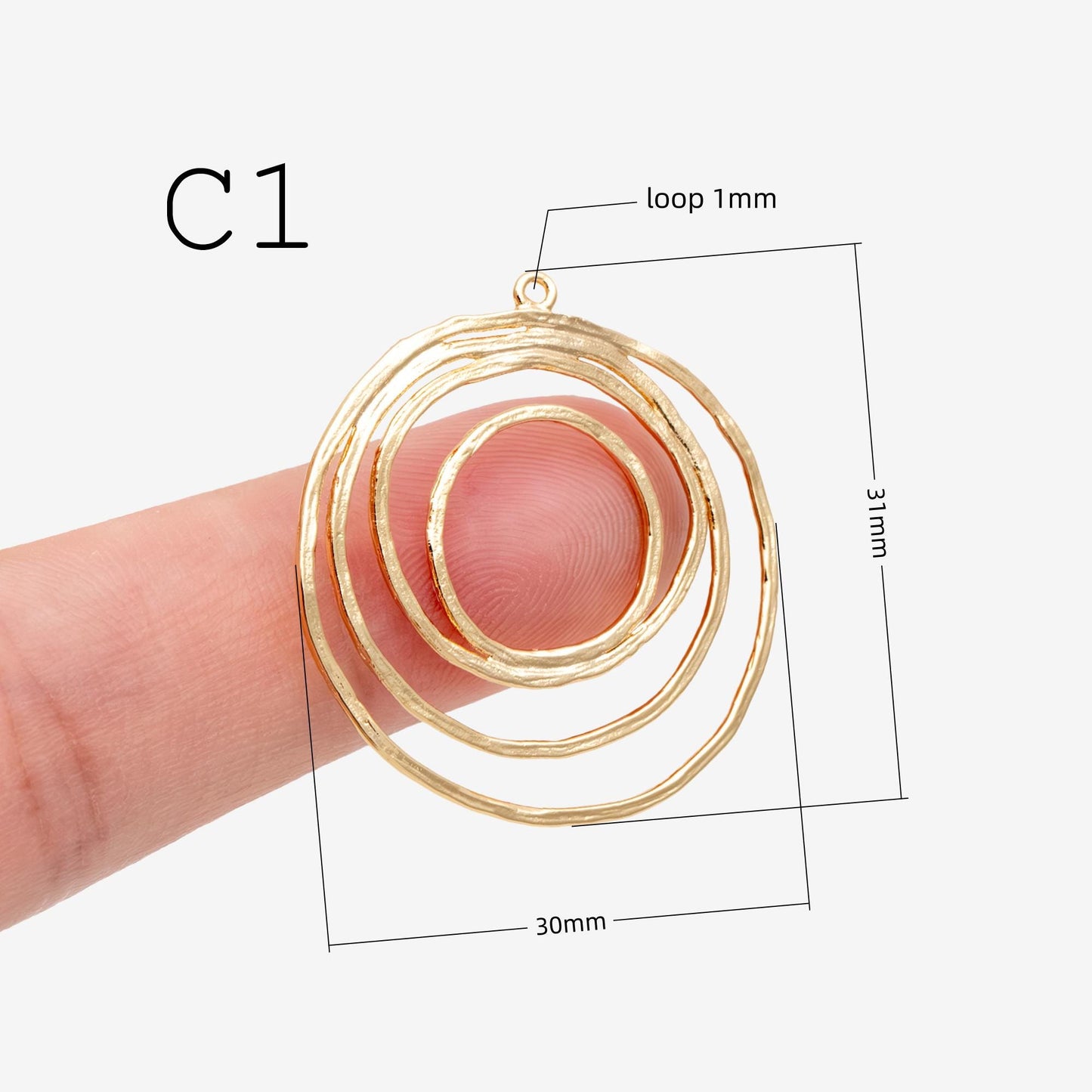 10pcs Spiral Jewelry Findings, Abstract Swirl Stud Earrings & Pendant Charms, Gold Silver Plated Components for DIY Jewelry Making (GB-1066)