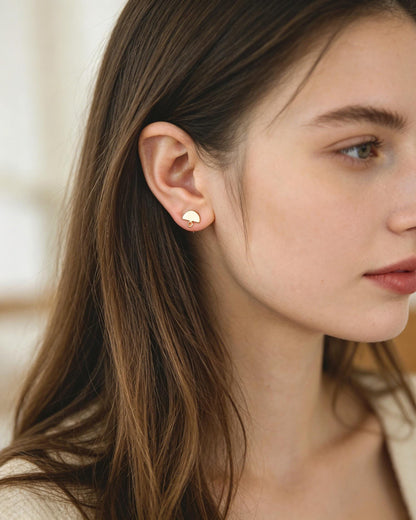 10pcs Gold/ Silver tone Geometric Earrings, 18K Gold/ Rhodium plated Brass, Minimalist Earring Components (GB-624)