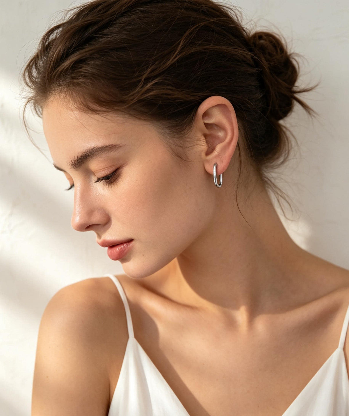 10pcs Gold/ Silver tone Oval Leverback Ear Hooks 14x10mm, Gold/ Rhodium plated on Brass, Earring Hoop Components (GB-1656)