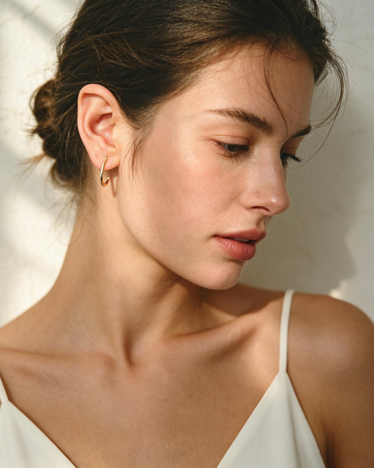 10pcs Gold/ Rhodium plated Brass Ear Hooks , Simple Earwires Earring Components (GB-3022)