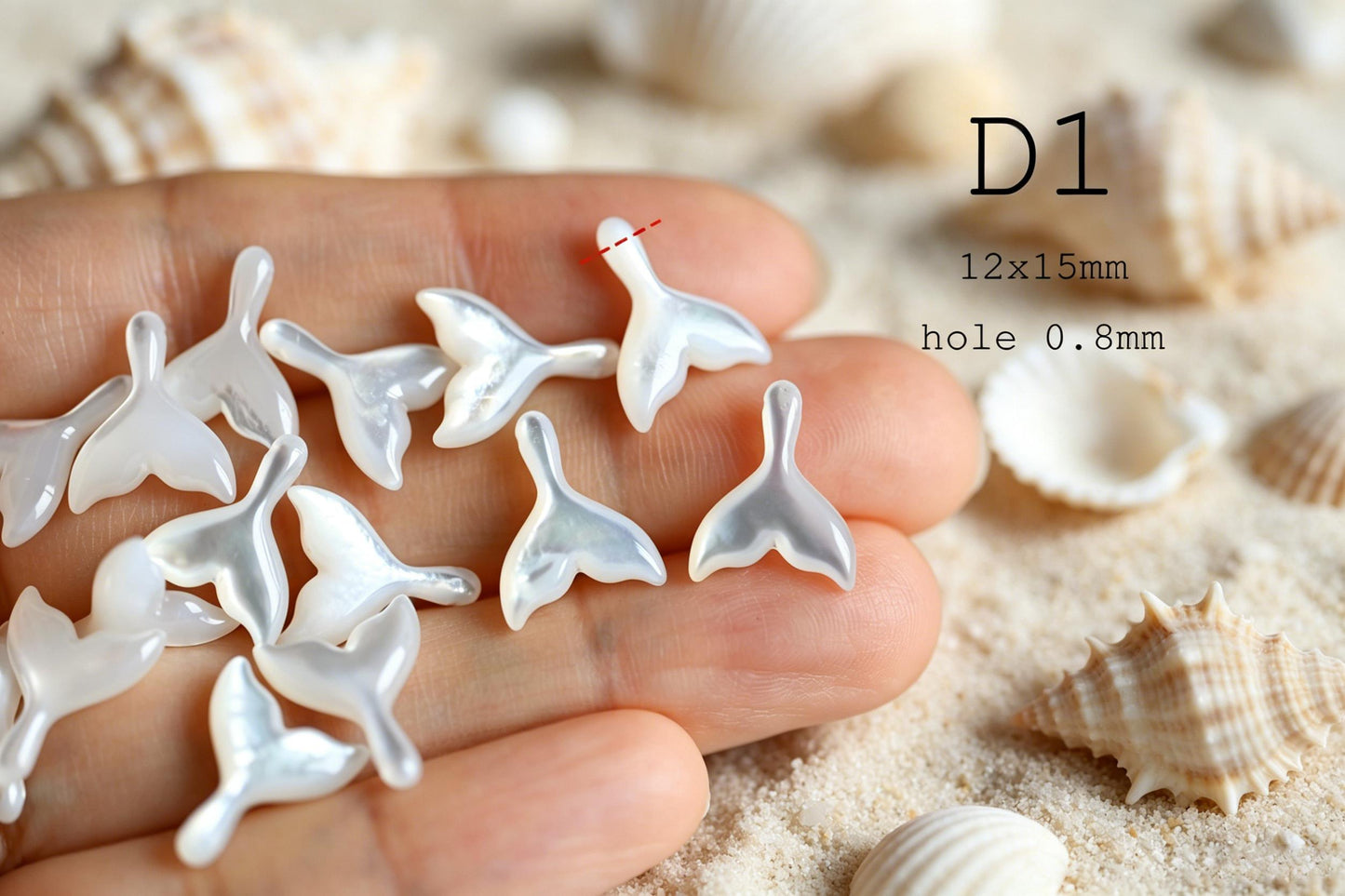 4pcs Single-Sided Carved Shell Beads, Mother of Pearl Animal & Sea Shapes for DIY Bracelet, Handmade Jewelry (BK-006)